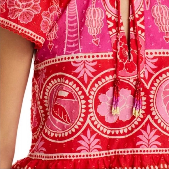 Farm Rio Summer Sunrise Blouse and Skirt Set S - Picture 5 of 16